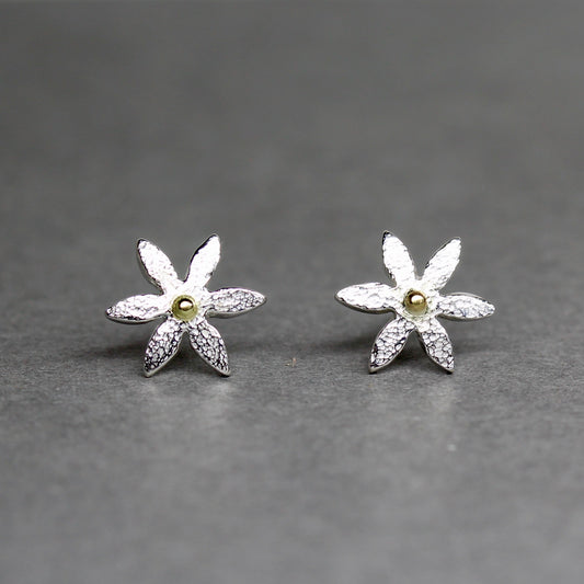 Star Flower Ear Studs